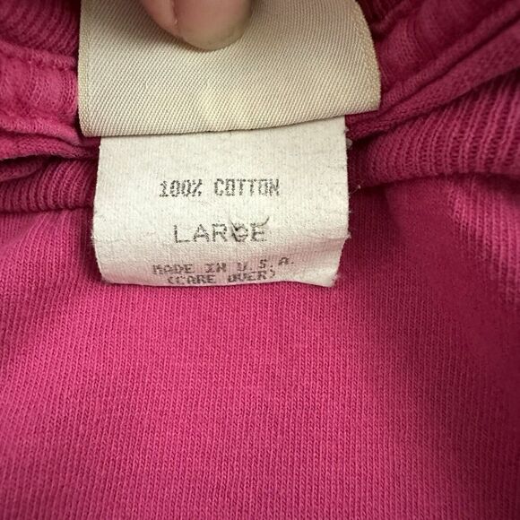 Pyramid Creations Vintage 90s Luxor Las Vegas Graphic Tee Size L Pink Egyptian - Picture 6 of 9